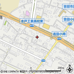 茨城県水戸市元吉田町1439-3周辺の地図