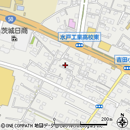 茨城県水戸市元吉田町1313周辺の地図