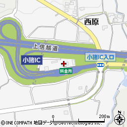 東日本高速道路株式会社小諸料金所周辺の地図