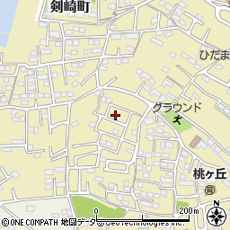 群馬県高崎市剣崎町439-28周辺の地図
