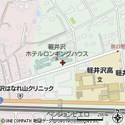 ワイン酒場。 LONGING HOUSE 軽井沢周辺の地図