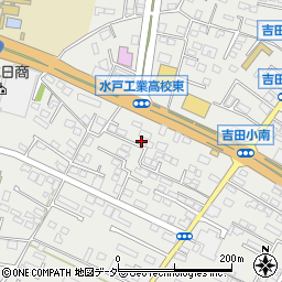 茨城県水戸市元吉田町1443周辺の地図