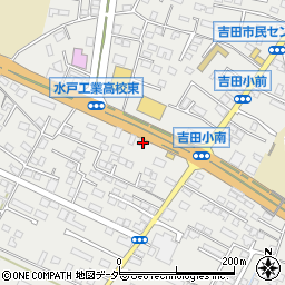 茨城県水戸市元吉田町1436周辺の地図