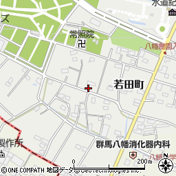 群馬県高崎市若田町128周辺の地図