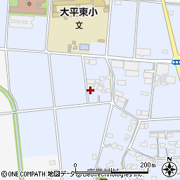栃木県栃木市大平町上高島617周辺の地図