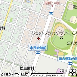 栃木県足利市西砂原後町1202周辺の地図