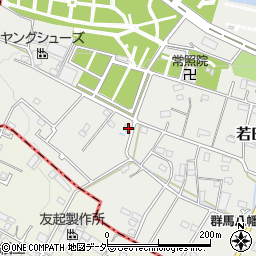 群馬県高崎市若田町115周辺の地図