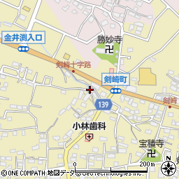 ベルコート剣崎周辺の地図