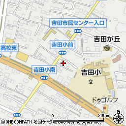 茨城県水戸市元吉田町1542-1周辺の地図
