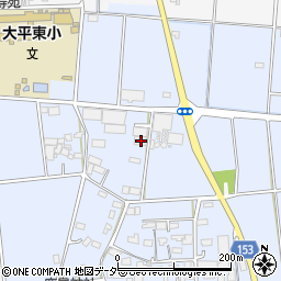 栃木県栃木市大平町上高島663周辺の地図