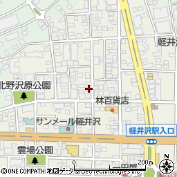 長野県北佐久郡軽井沢町軽井沢東13-2周辺の地図