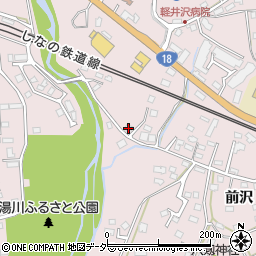 長野県北佐久郡軽井沢町長倉前沢2393-3周辺の地図