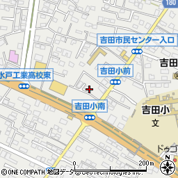 茨城県水戸市元吉田町1423周辺の地図