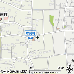 群馬県伊勢崎市本関町2280-4周辺の地図