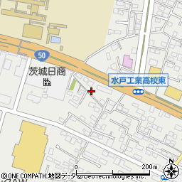 茨城県水戸市元吉田町1316-3周辺の地図