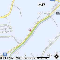茨城県笠間市本戸5375周辺の地図