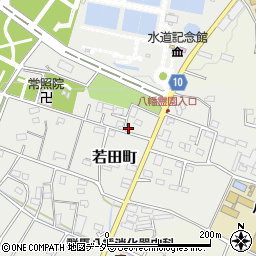 群馬県高崎市若田町180-1周辺の地図