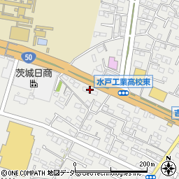 茨城県水戸市元吉田町1315-1周辺の地図