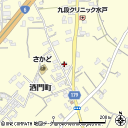 日本ダクト工業水戸工場周辺の地図