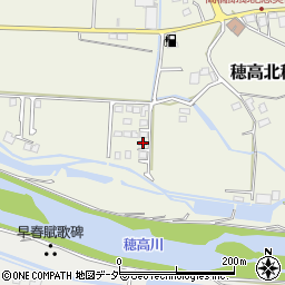 長野県安曇野市穂高北穂高951周辺の地図