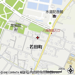 群馬県高崎市若田町150周辺の地図