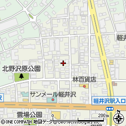 長野県北佐久郡軽井沢町軽井沢東88周辺の地図