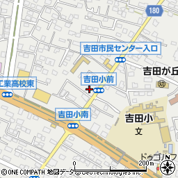 茨城県水戸市元吉田町1420-3周辺の地図