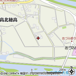 長野県安曇野市穂高北穂高1340周辺の地図