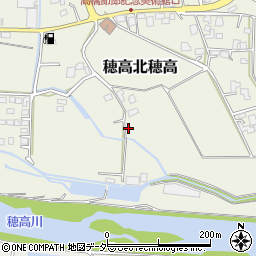 長野県安曇野市穂高北穂高1381周辺の地図