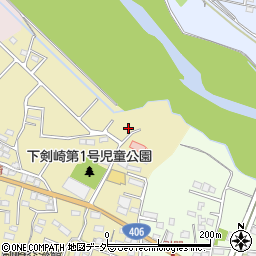 群馬県高崎市剣崎町1056周辺の地図