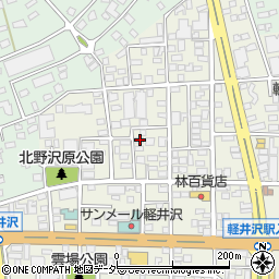 長野県北佐久郡軽井沢町軽井沢東84周辺の地図