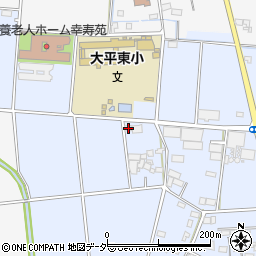 栃木県栃木市大平町上高島624周辺の地図