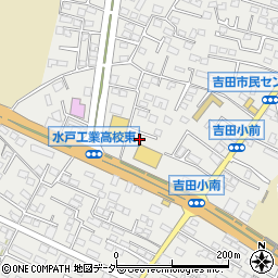 茨城県水戸市元吉田町1323周辺の地図