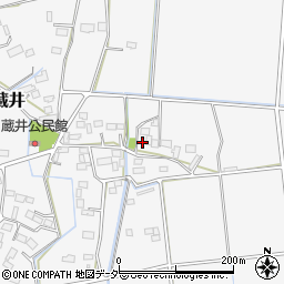 栃木県栃木市大平町蔵井周辺の地図