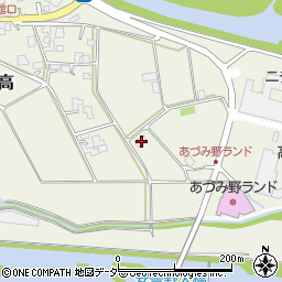 長野県安曇野市穂高北穂高1253周辺の地図