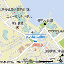 石川県加賀市片山津温泉モ周辺の地図