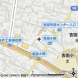 茨城県水戸市元吉田町1419-2周辺の地図