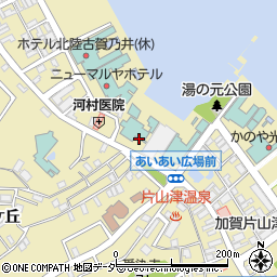 石川県加賀市片山津温泉セ周辺の地図