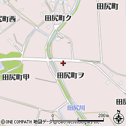 石川県加賀市田尻町周辺の地図