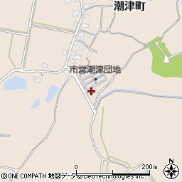 石川県加賀市潮津町（村の上）周辺の地図