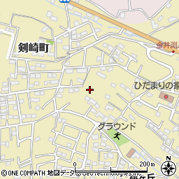 群馬県高崎市剣崎町707-2周辺の地図