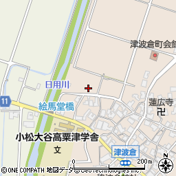石川県小松市津波倉町ロ周辺の地図