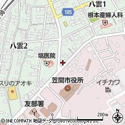 明光義塾　笠間市役所前教室周辺の地図