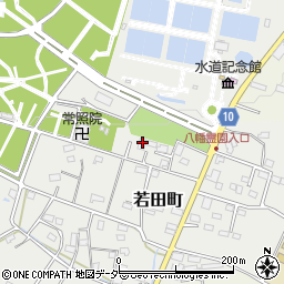 群馬県高崎市若田町146周辺の地図