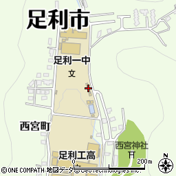 栃木県足利市西宮町2987周辺の地図
