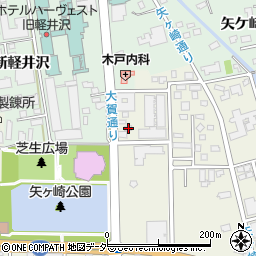 長野県北佐久郡軽井沢町軽井沢東43-13周辺の地図