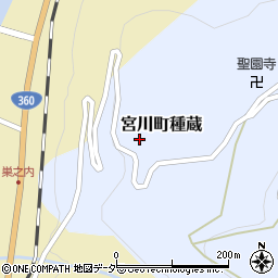 岐阜県飛騨市宮川町種蔵14周辺の地図