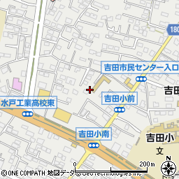 茨城県水戸市元吉田町1417-3周辺の地図