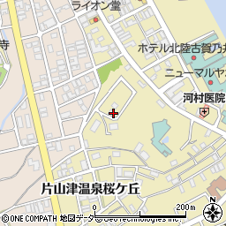 石川県加賀市片山津温泉周辺の地図
