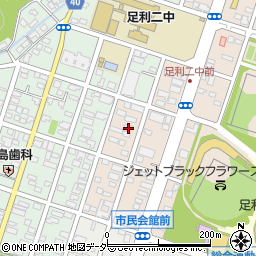 栃木県足利市西砂原後町1211周辺の地図